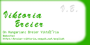 viktoria breier business card